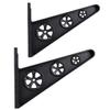 SUPVOX Multi Wall Rack for Snowboard and Skateboard Wall-Mount Display Stand Load Capacity Easy to Install for Home and Garage Storage view 1