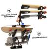 SUPVOX Multi Wall Rack for Snowboard and Skateboard Wall-Mount Display Stand Load Capacity Easy to Install for Home and Garage Storage view 4