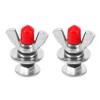 ALOEU 2Pcs 316 Stainless Steel Diving Screws Butterfly Backplate Wing Nuts for Underwater Scuba Diving BCD Accessories view 1