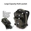 Men's Multifunctional Waist Bag Chest Bag Adjustable Strap Casual Shoulder Bag Waterproof Crossbody Belt Pack Fanny Backpack (black) view 3