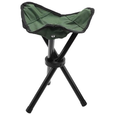 ALOEU Folding Tripod Stool Outdoor Portable Camping Seat Fishing Chair New, Army Green