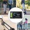 ALOEU P3C LCD Display Dashboard Colorful Screen 24V 36V 48V 60V Electric Bike Meter for Electric Scooter(5PIN), Black view 4