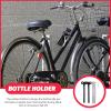 Happyyami 1 Set Bottle Cage Mount Silicone Holders Electric Bike Bicycle Water Bottle Holder Adapter Base Adjustable Accessories view 3