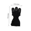 Yardwe 5pcs Wear-Resistant Archery Finger Guard Glove for Shooting and Hunting Activities Portable Design for Suitable for Enthusiasts and Beginners view 2