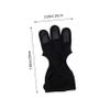 Yardwe 4pcs Wear-Resistant Archery Glove Portable Finger Guard for During Shooting for view 2