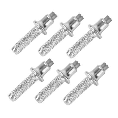 YARNOW 6pcs Replaceable Trekking Pole Tips High Carbon Steel Alpenstock Accessories for Rugged Outdoor - to Carry and Use