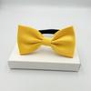 BEWDIO Yellow Bow Ties for Boys Pre Tied Toddler Bow Tie Adjustable Kids Bowtie Baby Bowties for Wedding Party (58-14) view 3