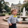 BEWDIO Yellow Bow Ties for Boys Pre Tied Toddler Bow Tie Adjustable Kids Bowtie Baby Bowties for Wedding Party (58-14) view 4