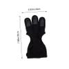 Yardwe 2pcs Portable Archery Glove Professional Finger Guard for Bowstring Lightweight Design for Hunting and Shooting Material view 2