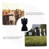Yardwe 2pcs Portable Archery Glove Professional Finger Guard for Bowstring Lightweight Design for Hunting and Shooting Material view 3
