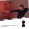 Yardwe 2pcs Portable Archery Glove Professional Finger Guard for Bowstring Lightweight Design for Hunting and Shooting Material view 4