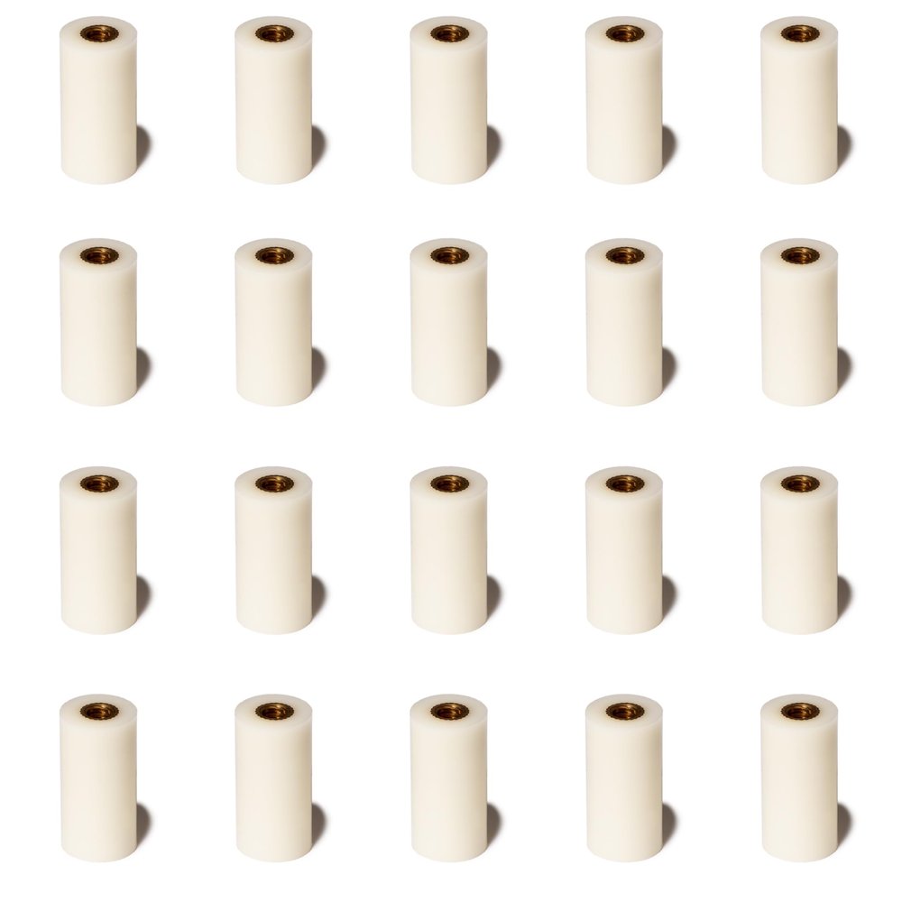 OKKO Billiard Pool Cue Ferrules for Screw-On Tips, Pack of 20 (13 mm)