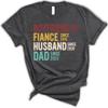 Custom Boyfriend Fiance Husband Dad Since Shirt, Custom Year Relationship Timeline T-Shirt, for Dad, Vintage Retro Family Milestone Mens Graphic Tee view 3