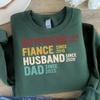 Custom Boyfriend Fiance Husband Dad Since Shirt, Custom Year Relationship Timeline T-Shirt, for Dad, Vintage Retro Family Milestone Mens Graphic Tee view 4