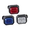 BESPORTBLE 3pcs Mountain Bike Tail Lights Turn Signals Safety Warning Lights for Cycling Led Taillights Gemstone Design Red Blue White view 1
