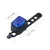 BESPORTBLE 3pcs Mountain Bike Tail Lights Turn Signals Safety Warning Lights for Cycling Led Taillights Gemstone Design Red Blue White view 2