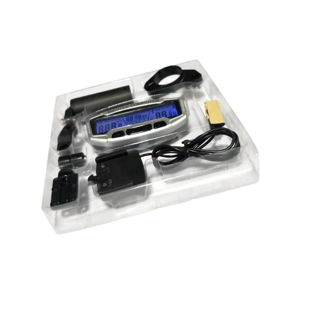 BESPORTBLE Wired Bike Speedometer Luminous Code Table Full Screen Display with Back Light for Cycling