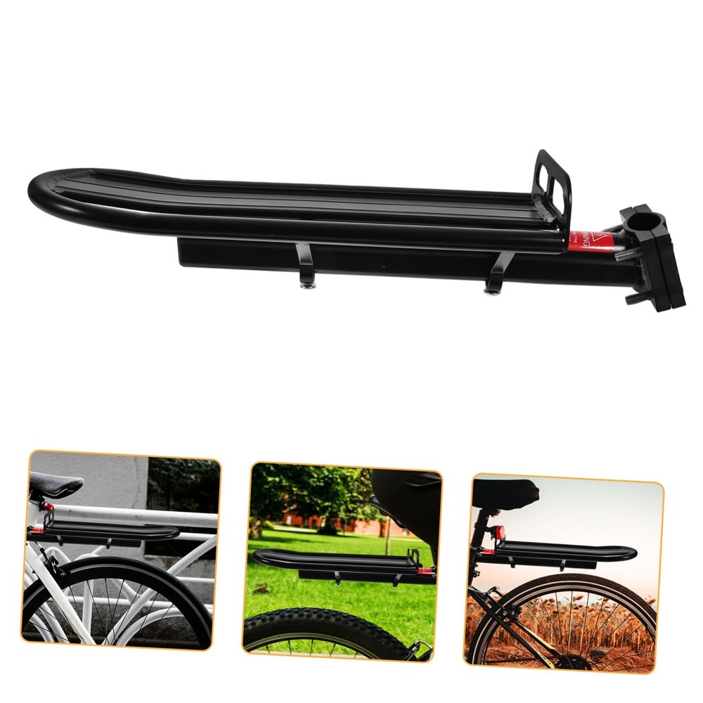 BESPORTBLE Aluminum Alloy Bike Rear Seat Rack Cargo Carrier Quick Release Fits Road Mountain Bikes