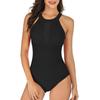 Floavery One Piece Swimsuit for Womens Tummy Control Deep V Neck Bathing Suits Push up Slimming Swimsuits view 1