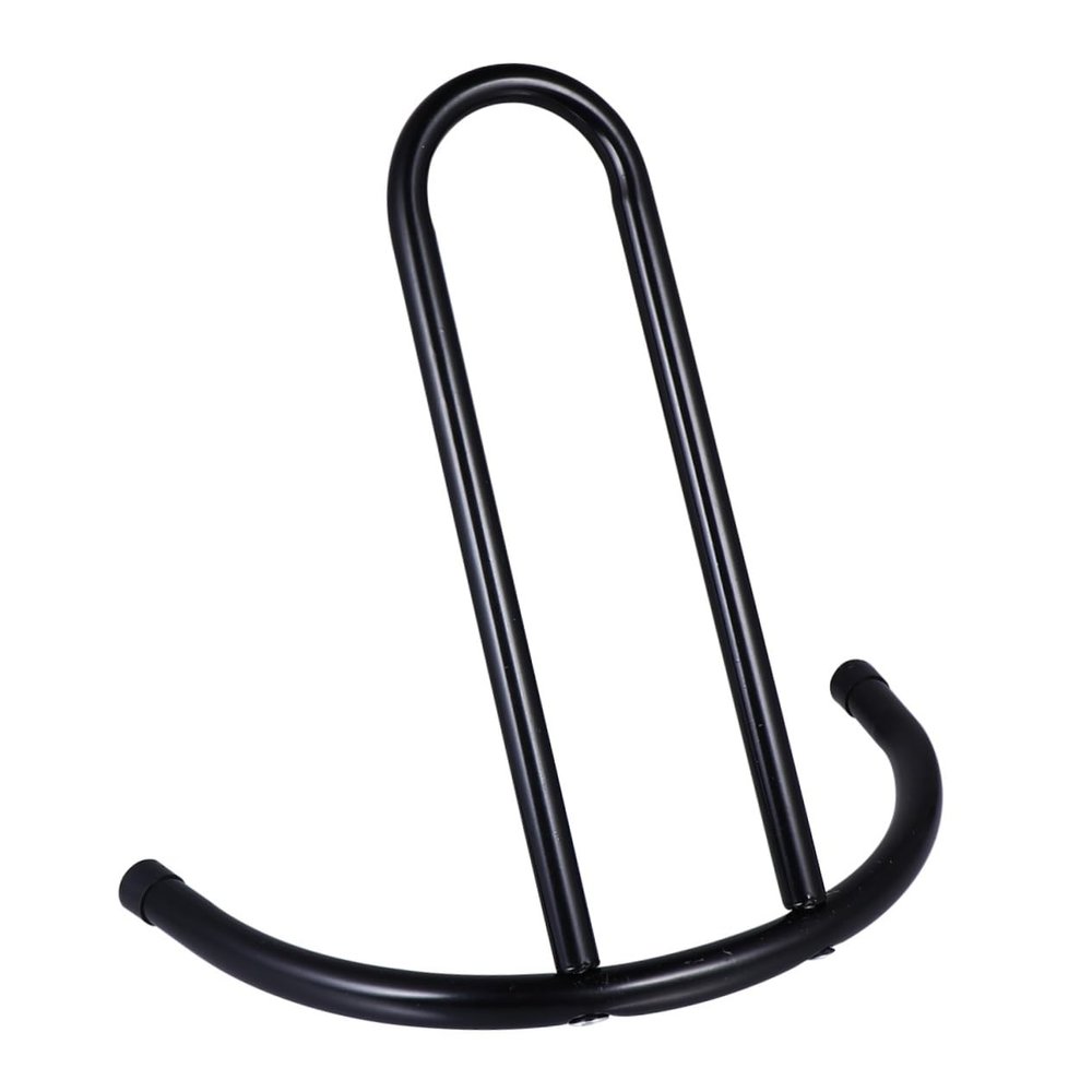 SUPVOX 1pc Portable Bike Parking Rack Balance Stand for Bicycles and Scooters Easy Installation Use Strong Construction Quiet Black