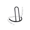 SUPVOX 1pc Portable Bike Parking Rack Balance Stand for Bicycles and Scooters Easy Installation Use Strong Construction Quiet Black view 2