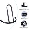 SUPVOX 1pc Portable Bike Parking Rack Balance Stand for Bicycles and Scooters Easy Installation Use Strong Construction Quiet Black view 4