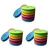 GANAZONO 3sets Fishing Spools 3.95 Inch Large Diameter Foam Line Reel for Easy Diameter Separation 10pcs*3 Random view 1