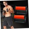 BESPORTBLE 1pair Portable Push-up Bracket for Home Use Non-slip Fitness Push-up Stand for Men and Women Compact and Easy to Store for Upper Body Strength Training Red view 2