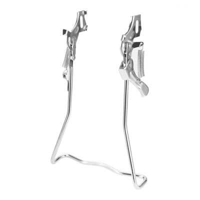 SUPVOX Bicycle Double Leg Kickstand for Mountain and Road Bikes Floor Storage Stand for Repairs Parking and Maintenance Easy Installation for Garage and Display