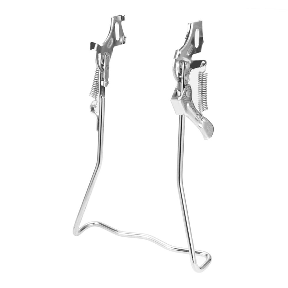 SUPVOX Bicycle Double Leg Kickstand for Mountain and Road Bikes Floor Storage Stand for Repairs Parking and Maintenance Easy Installation for Garage and Display