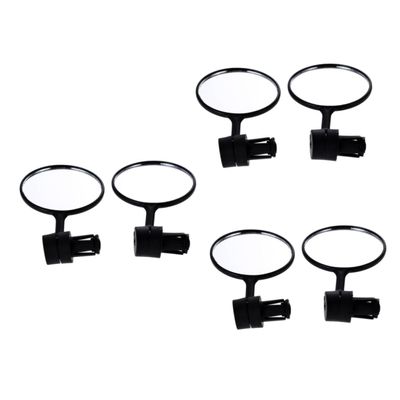 BESPORTBLE 3pcs Adjustable Handlebar Rearview Mirror Rotating Bike Mirror for Handlebars Fit for Mtb Road Cycling