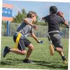 BESPORTBLE 6pcs American Football Waist Belt with Flags Webbing for Training Practices Secure Double Stitched Design Rugby Game Accessories for All Ages view 4