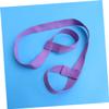 BESPORTBLE 3pcs Adjustable Yoga Mat Straps for Carrying Cotton Exercise Mat Carrier Soft Lightweight Yoga Holder Straps Light Purple view 2