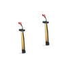 Yardwe 2pcs Sports Pump Pin Needle Inflator for Basketball Football and More Lightweight Portable Design for Easy Inflation of and Inflatables Yellow view 1