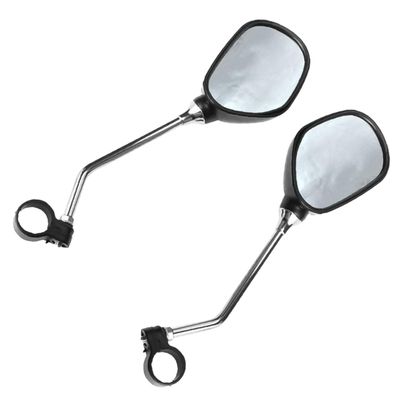 SUPVOX 1 Pair Rearview Mirror for Bike Handlebar Lightweight Reflective Mirror for Mountain Biking