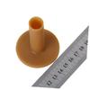 SUPVOX 5pcs Durable Rubber Tees for Golf Practice Coffee Color for Hard Ground Use Unbreakable Design Essential Accessory for Every Golfer view 2