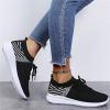 Ladmiple Sneakers For Women Wide Width Plantar Fasciitis Womens Slip on Walking Shoes Comfort Lightweight Breathable Sock Shoe Non-Slip Mesh Casual Fashion Tennis Running Sneakers view 3