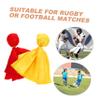 BESPORTBLE 3sets Referee Flags Yellow Soccer Penalty Flag Tossing Sports Game Props 6pcs*3 view 3