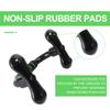SUPVOX 1pair Push-up Bars Handles for Muscle Training Lightweight Portable Pushup Stand for Chest Triceps and Abdominal Workouts Green and Black Pushup Frame view 2