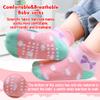 HYzgb Toddler Girls Socks 1T 2T 3T Non Slip Grips Baby Ankle Cotton Socks 12-18-24 Months with Grippers 12 Pairs for Girls 1-2-3 Years Old (Rabbit Style) view 4