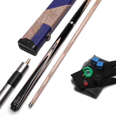KARFRI Pool cue Sticks 3/4 Split Billiard cue Small Head Snooker Entry-Level cue Chinese Eight-Ball Billiard cue 9.8MM(Color:3)