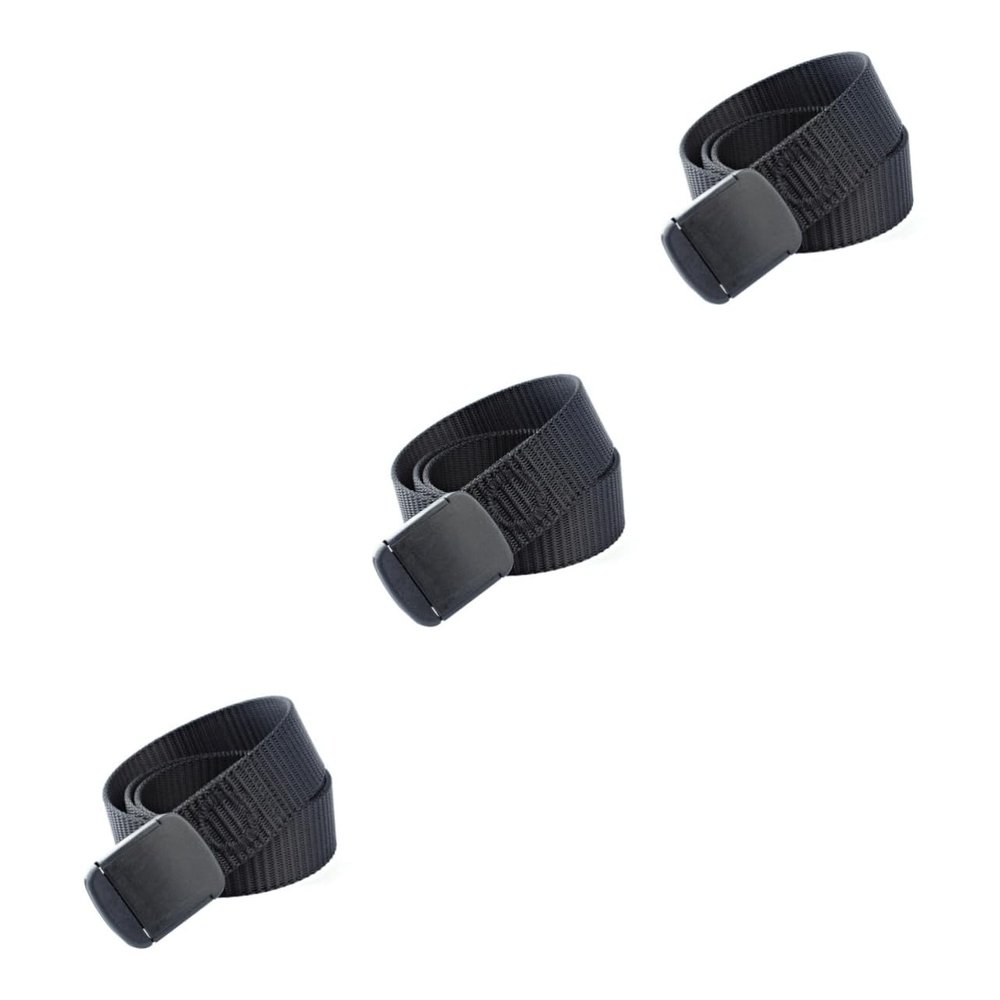 CALLARON 3pcs Boys and Girls Belt for Boys Outdoor Nylon Buckle Belt Quick Release Waistband for Dress Fishing Sports