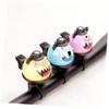 Yardwe Cute Cartoon Cycling Bell for Boy Girl Durable Loud Handlebar Bell for Mountain Road Bikes Easy to Install for Boys and Girls Pink view 2