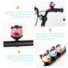 Yardwe Cute Cartoon Cycling Bell for Boy Girl Durable Loud Handlebar Bell for Mountain Road Bikes Easy to Install for Boys and Girls Pink view 3