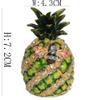 LiuliuBull Vintage Pineapple Crystals Bejeweled Trinket Box with Bee Collectible Creative Gifts, Necklace Holder view 3
