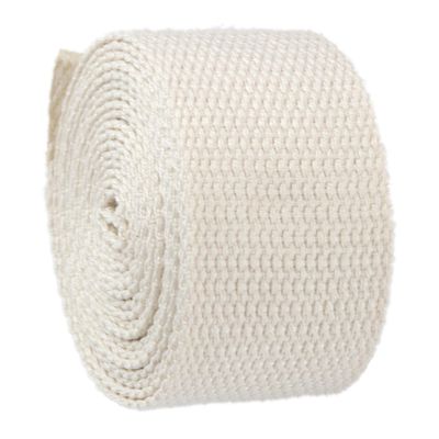 YunYunStrap Webbing 3/4 inch 1 inch 1.5 inch 2 inch Wide 5 Yard Length Cotton Webbing Strap for Bags Rucksack Backpacks Luggage Cargo Strapping Arts and Crafts