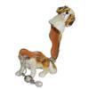 LiuliuBull Saint Bernard Dog Bejeweled Trinket Jewelry Box, Animal Statue, Tabletop Ornament Decor view 2