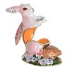 LiuliuBull Rabbit Enameled Trinket Box, Bunny Ring Holder, Animal Figurines, Easter Gifts view 3