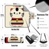 AQUNNEW Luxury Outdoor Picnic Blanket Extra-Large Waterproof Foldable Beach Mat Ideal for Picnics, Beaches and Outdoor Adventures Durable Picnic Mat Cat view 3