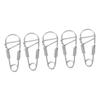 Cabilock 5pcs Keychain Clip Carabiner Stainless Steel Keyring Snap Hook Heavy Duty Metal Keyring for Car view 1